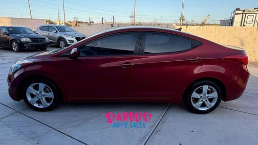 Red Allure 2011 Hyundai ELANTRA GLS