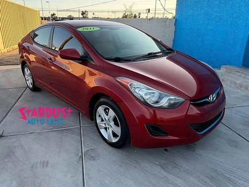 Red Allure 2011 Hyundai ELANTRA GLS