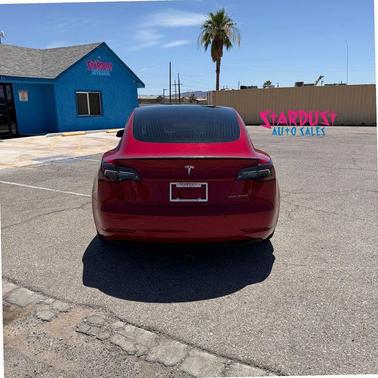 Red Multi-Coat 2018 Tesla Model 3 Performance