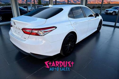 Super White 2019 Toyota Camry LE