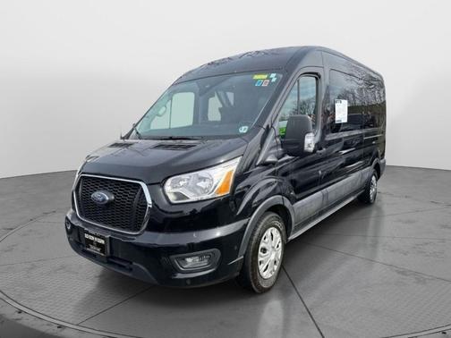 Agate Black Metallic 2022 Ford Transit-350 XLT