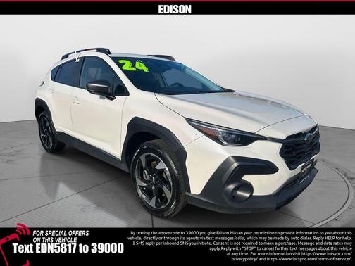 Crystal White Pearl 2024 Subaru Crosstrek Limited