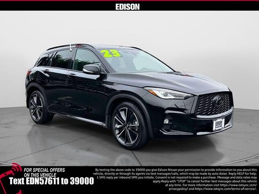 Black Obsidian 2023 INFINITI QX50 SPORT AWD