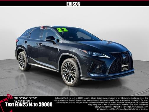 2022 Lexus RX 350 F SPORT Appearance