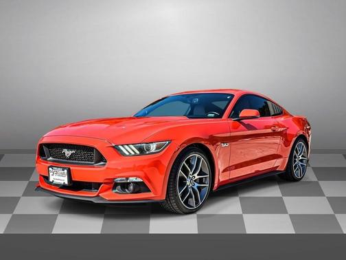 Competition Orange 2016 Ford Mustang GT Premium