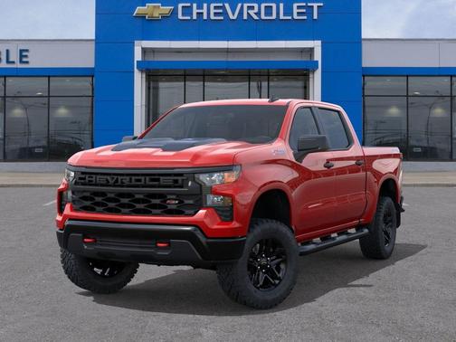 Red Hot 2026 Chevrolet Silverado 1500 Custom Trail Boss