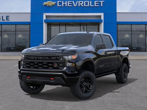 Black 2026 Chevrolet Silverado 1500 Custom Trail Boss