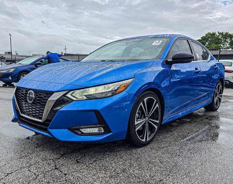 Electric Blue Metallic 2020 Nissan Sentra SR
