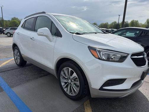 White Frost Tricoat 2017 Buick Encore Preferred