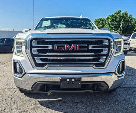 White Frost Tricoat 2021 GMC Sierra 1500 SLT