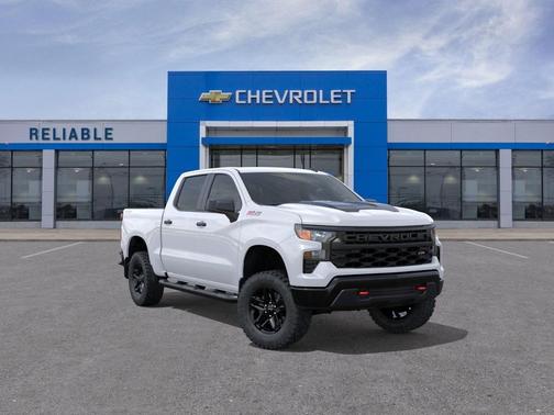 Summit White 2026 Chevrolet Silverado 1500 Custom Trail Boss