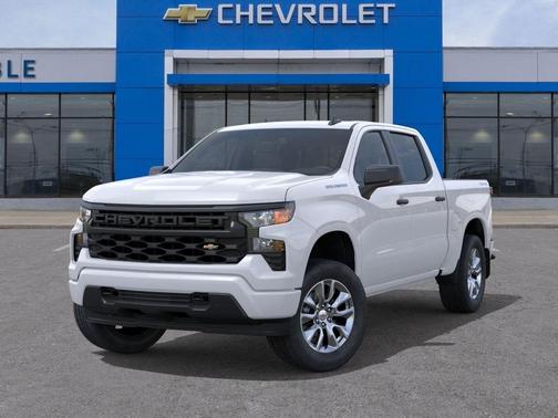 Summit White 2026 Chevrolet Silverado 1500 Custom