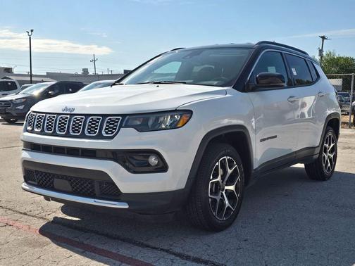 Bright White Clearcoat 2025 Jeep Compass Limited