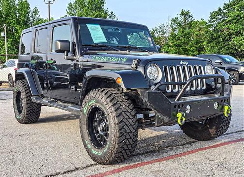 Black Clearcoat 2017 Jeep Wrangler Unlimited Sahara