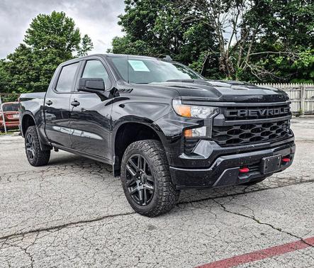 Black 2023 Chevrolet Silverado 1500 Custom Trail Boss