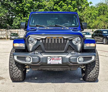Ocean Blue Metallic Clearcoat 2020 Jeep Wrangler Unlimited Sahara