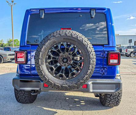 Ocean Blue Metallic Clearcoat 2020 Jeep Wrangler Unlimited Sahara