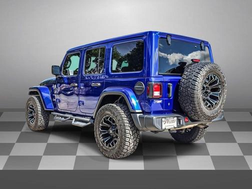 Ocean Blue Metallic Clearcoat 2020 Jeep Wrangler Unlimited Sahara