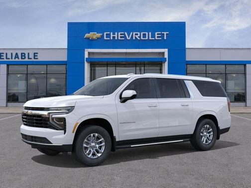 Summit White 2026 Chevrolet Suburban LS