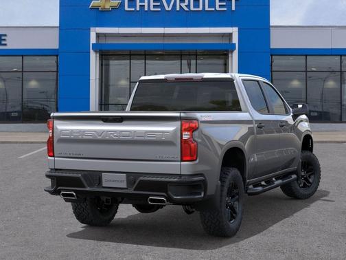 Sterling Gray Metallic 2026 Chevrolet Silverado 1500 Custom Trail Boss