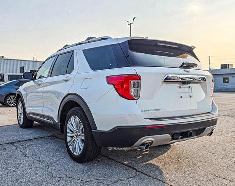 Star White Metallic Tri-Coat 2020 Ford Explorer Limited