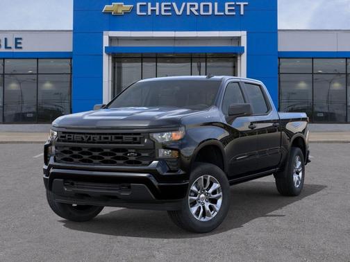 Black 2026 Chevrolet Silverado 1500 Custom
