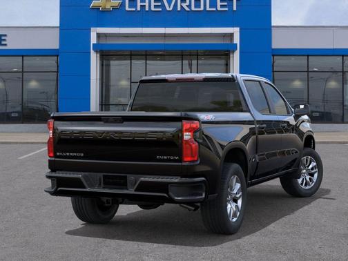 Black 2026 Chevrolet Silverado 1500 Custom