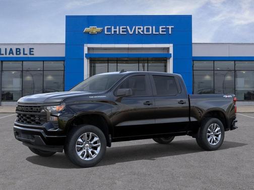 Black 2026 Chevrolet Silverado 1500 Custom