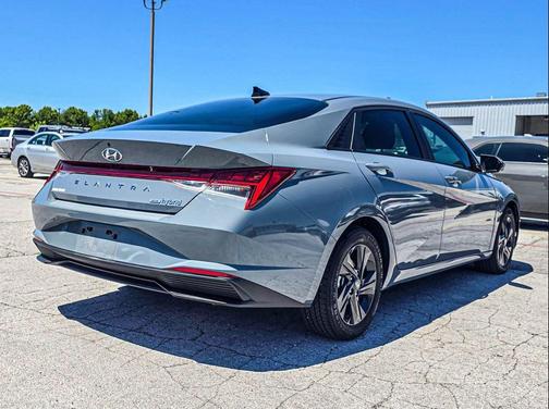 Electric Shadow 2023 Hyundai ELANTRA HEV Blue
