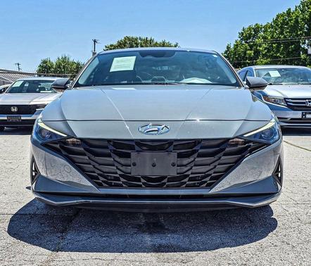 Electric Shadow 2023 Hyundai ELANTRA HEV Blue