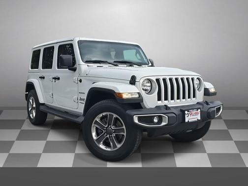Bright White 2020 Jeep Wrangler Unlimited Sahara