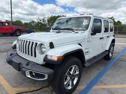Bright White 2020 Jeep Wrangler Unlimited Sahara