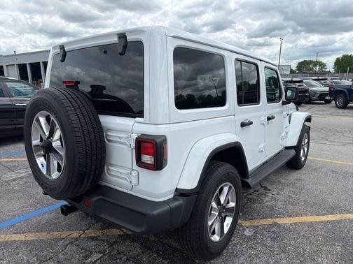 Bright White 2020 Jeep Wrangler Unlimited Sahara