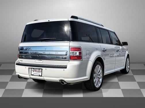 White Platinum Metallic Tri-Coat 2019 Ford Flex Limited