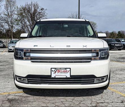 White Platinum Metallic Tri-Coat 2019 Ford Flex Limited