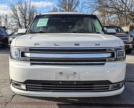 White Platinum Metallic Tri-Coat 2019 Ford Flex Limited