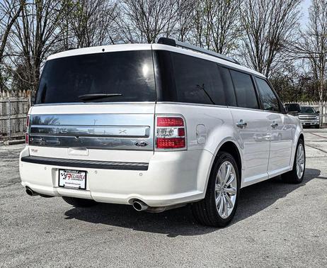 White Platinum Metallic Tri-Coat 2019 Ford Flex Limited