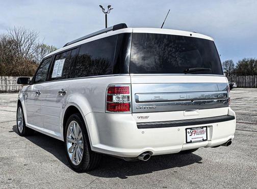 White Platinum Metallic Tri-Coat 2019 Ford Flex Limited