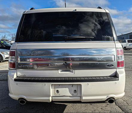 White Platinum Metallic Tri-Coat 2019 Ford Flex Limited