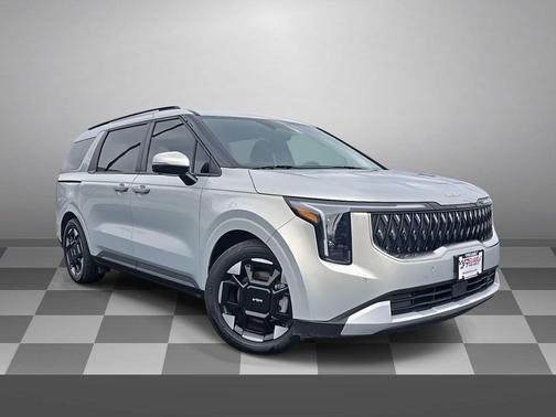 Ivory Silver 2025 Kia Carnival EX