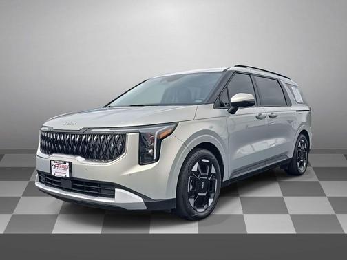 Ivory Silver 2025 Kia Carnival EX