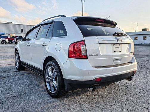 White Platinum Metallic Tri-Coat 2012 Ford Edge Limited