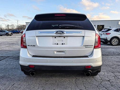 White Platinum Metallic Tri-Coat 2012 Ford Edge Limited