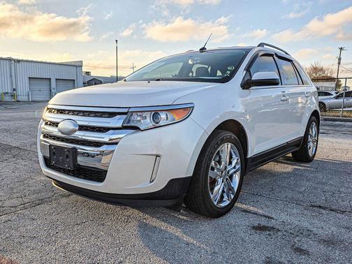 White Platinum Metallic Tri-Coat 2012 Ford Edge Limited