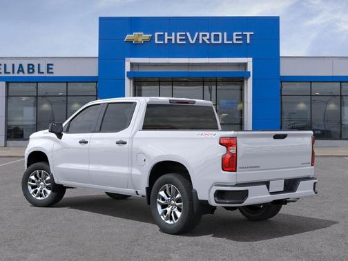 Summit White 2026 Chevrolet Silverado 1500 Custom