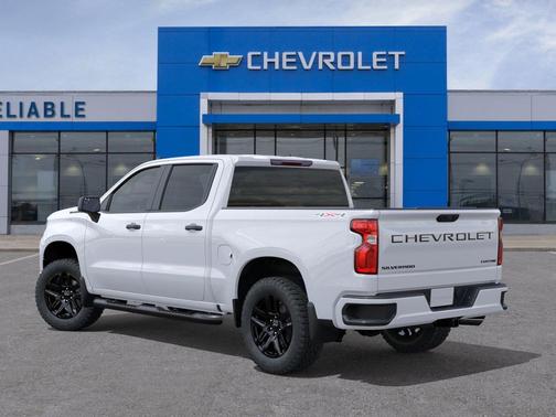 Summit White 2026 Chevrolet Silverado 1500 Custom