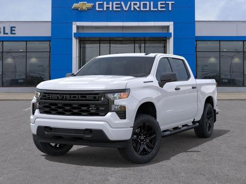 Summit White 2026 Chevrolet Silverado 1500 Custom