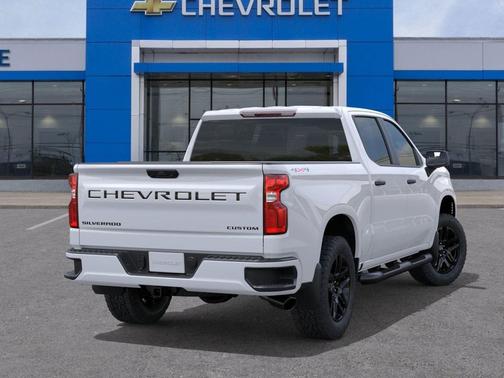 Summit White 2026 Chevrolet Silverado 1500 Custom