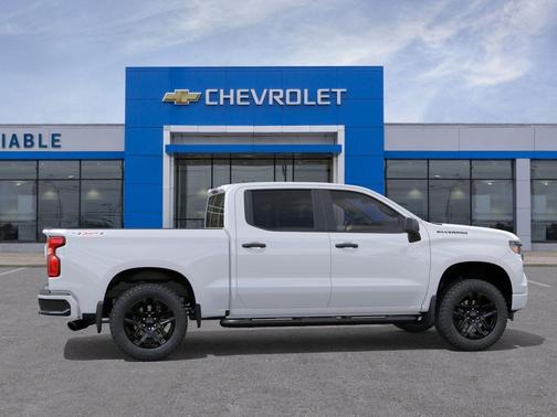 Summit White 2026 Chevrolet Silverado 1500 Custom