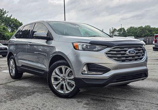Iconic Silver Metallic 2023 Ford Edge Titanium